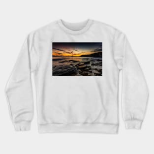 Sunrise At St Marys Lighthouse Crewneck Sweatshirt